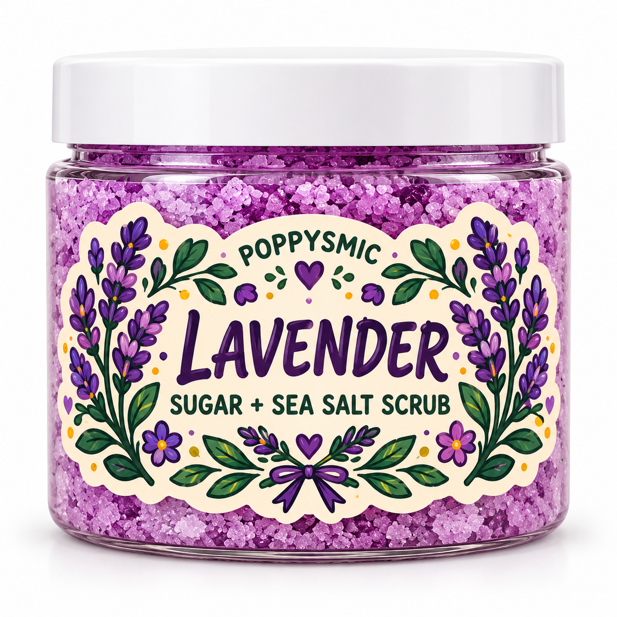 Lavender Sugar + Sea Salt Scrub
