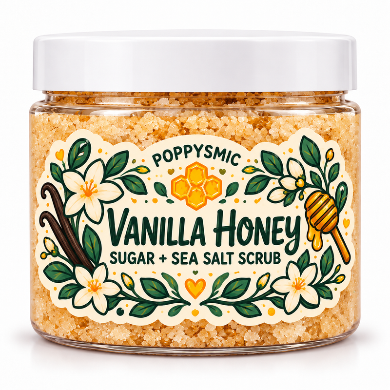 Vanilla Honey Sugar + Sea Salt Scrub