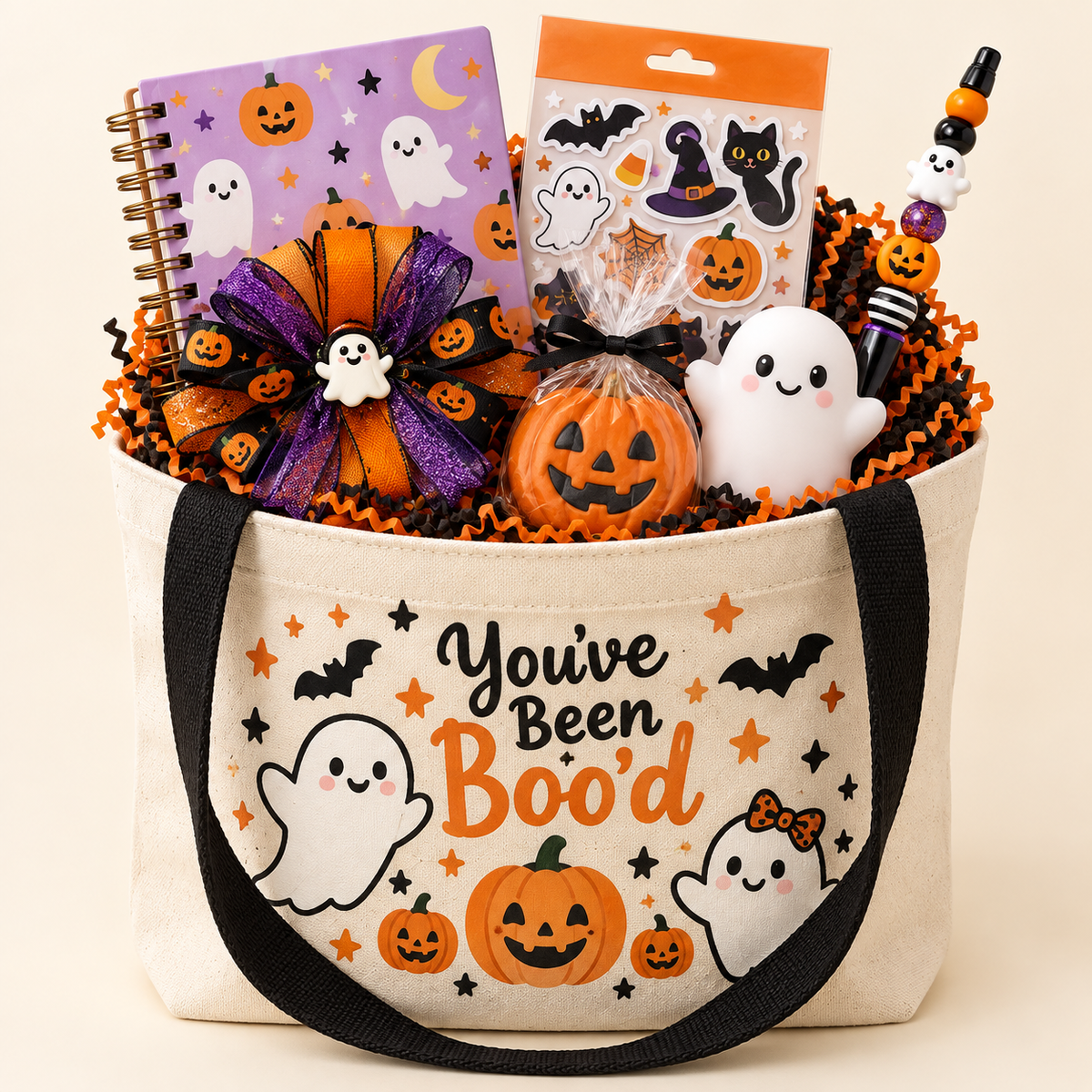 You've Been Boo'd Halloween Gift Tote