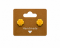Yellow Flower Earrings