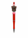 Teddy Bear Poppysmic Beadable Pen